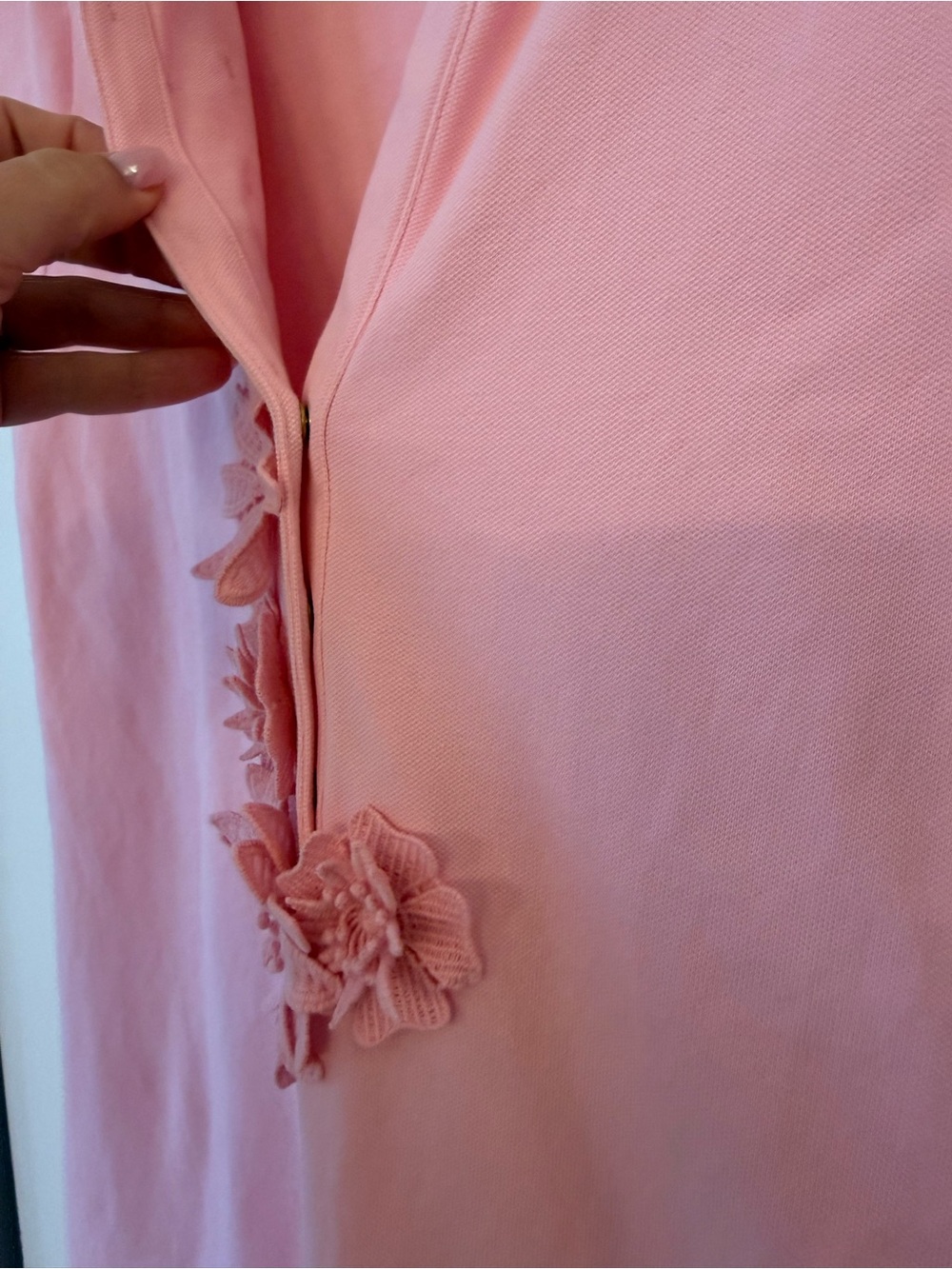 Lilly Pulitzer clary polo dress Pink size medium like new - Picture 6 of 9
